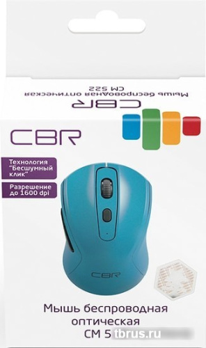 Мышь CBR CM 522 (синий) фото 7