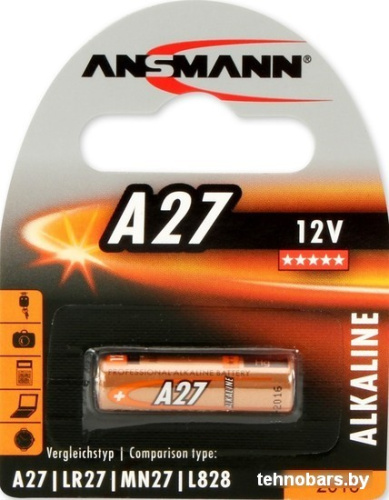 Батарейки Ansmann A27 [1516-0001] фото 3