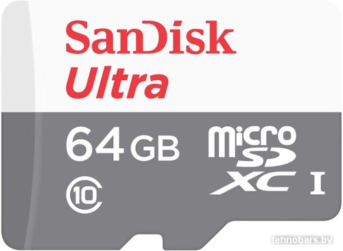 Карта памяти SanDisk Ultra SDSQUNR-064G-GN3MN microSDXC 64GB фото 3