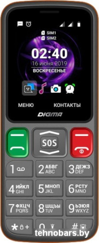 Мобильный телефон Digma Linx S240 (серый) фото 4