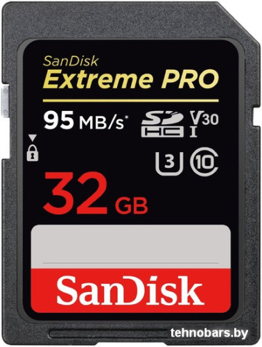 Карта памяти SanDisk Extreme PRO V30 SDHC 32GB [SDSDXXG-032G-GN4IN] фото 3