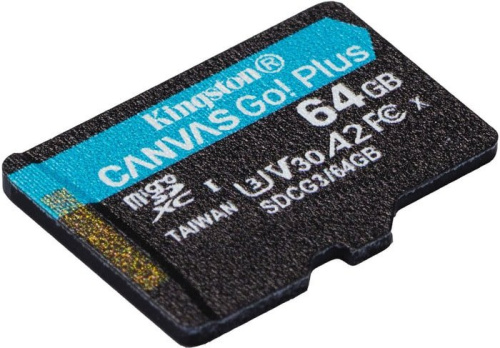 Карта памяти Kingston Canvas Go! Plus microSDXC 64GB (с адаптером) фото 5