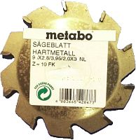 80910052489 Диск подрезной 90x30x2,8 мм, 10 зуб., для дерева, Metabo