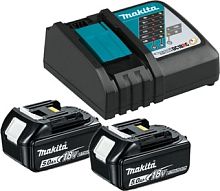 Аккумулятор с зарядным устройством Makita BL1850B + DC18RC 191L74-5 (18В/5 Ah + 7.2-14.4В)