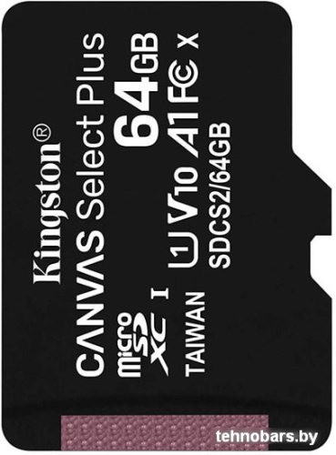 Карта памяти Kingston Canvas Select Plus microSDXC 64GB фото 3