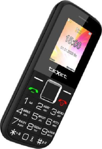Кнопочный телефон TeXet TM-206 (черный) фото 5