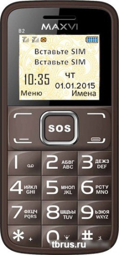 Мобильный телефон Maxvi B2 Coffee фото 3