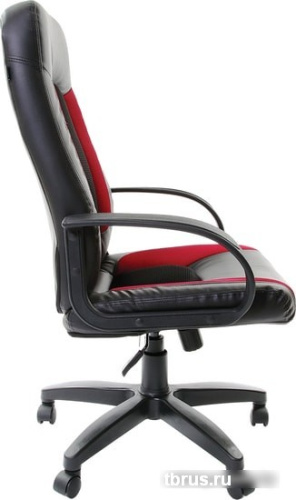 Кресло Brabix Strike EX-525 (кожзам/ткань TW, черный/бордовый) фото 6
