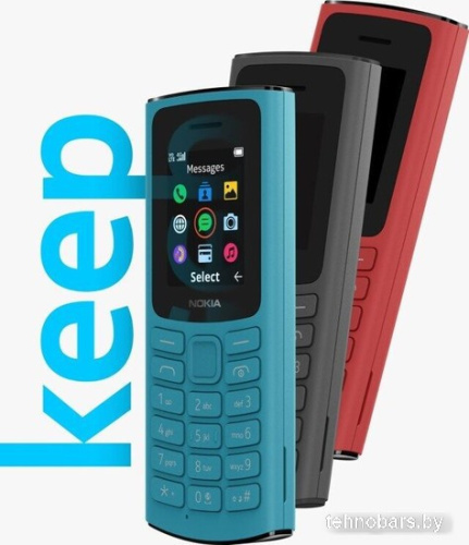 Кнопочный телефон Nokia 105 (2023) Dual SIM TA-1557 (красный) фото 4
