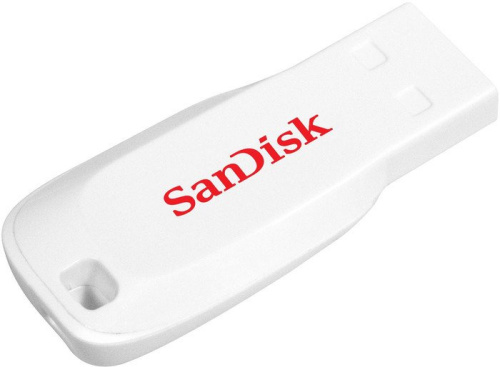 USB Flash SanDisk Cruzer Blade White 16GB (SDCZ50C-016G-B35W) фото 5