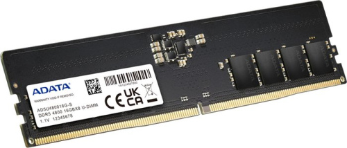 Оперативная память A-Data 16ГБ DDR5 4800 МГц AD5U480016G-S фото 4