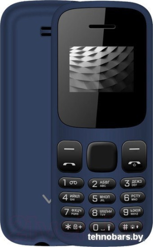 Кнопочный телефон Vertex M114 (синий) фото 3