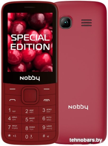 Мобильный телефон Nobby 220 (вишневый) фото 3