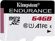 Карта памяти Kingston High Endurance microSDXC 64GB