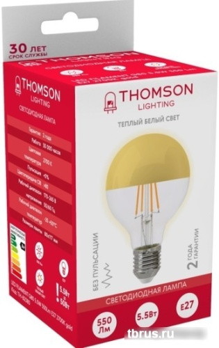 Светодиодная лампочка Thomson Filament G80 TH-B2380 фото 3