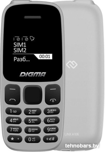 Мобильный телефон Digma Linx A106 (серый) фото 3