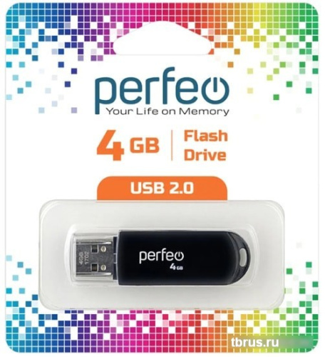 USB Flash Perfeo C03 4GB (черный) фото 5