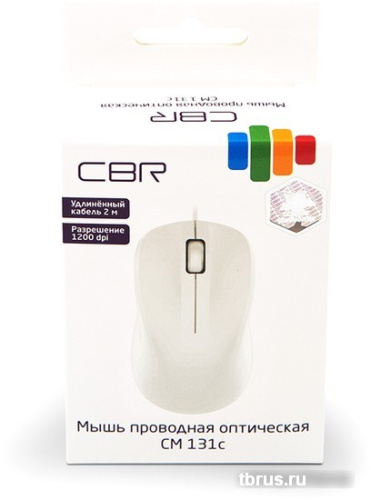 Мышь CBR CM 131c (белый) фото 7