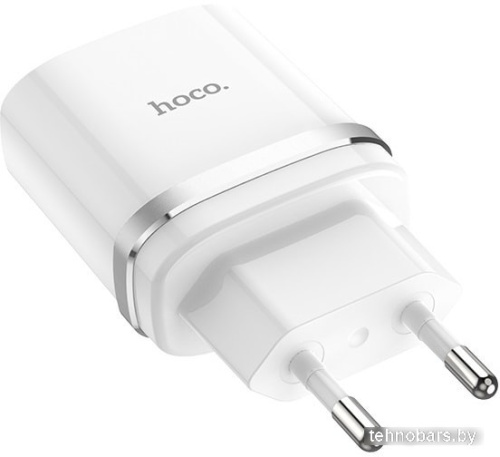 Сетевое зарядное Hoco C12Q Smart (белый) фото 5