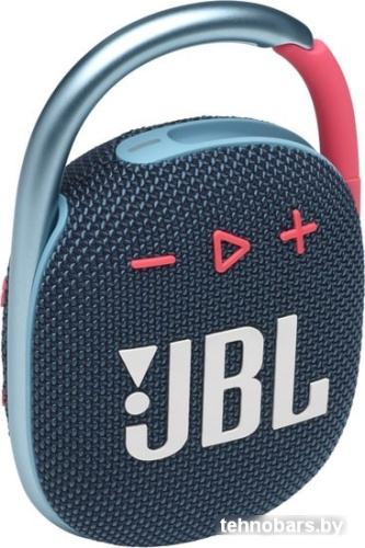Беспроводная колонка JBL Clip 4 (темно-синий/розовый) фото 3