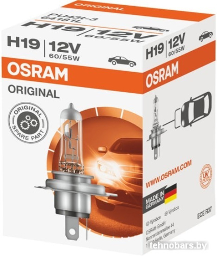 Галогенная лампа Osram H19 Original Line 1шт фото 3