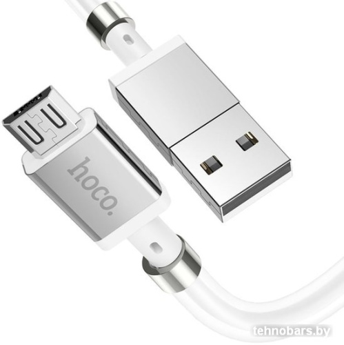 Кабель Hoco U91 Magic Magnetic USB - Micro-USB (1 м, белый) фото 5
