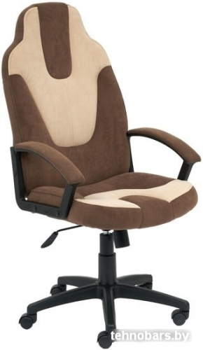 Кресло TetChair Neo 3 (флок, коричневый/бежевый) фото 3