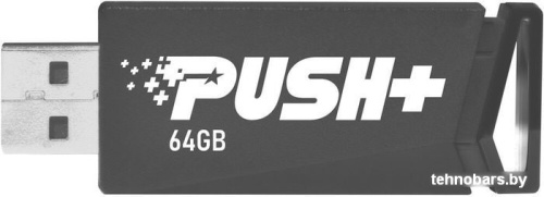 USB Flash Patriot Push+ 64GB (черный) фото 3