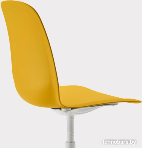 Офисный стул Ikea Лейф-арне 893.049.65 (темно-желтый/бальсбергет белый) фото 4