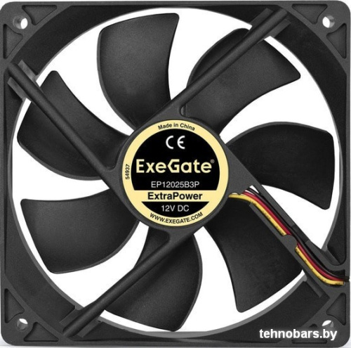 Вентилятор для корпуса ExeGate ExtraPower EP12025B3P EX283386RUS фото 4