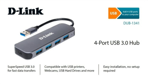 USB-хаб D-Link DUB-1341/C2A фото 4