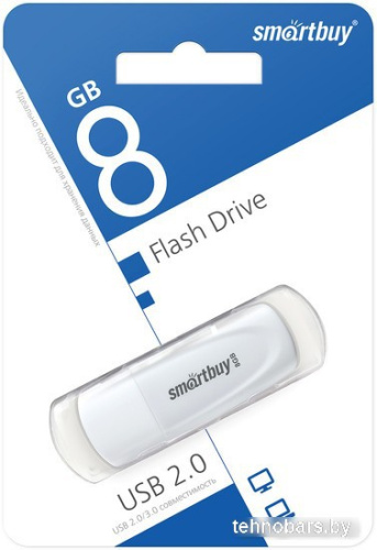 USB Flash SmartBuy Scout 8GB (белый) фото 3