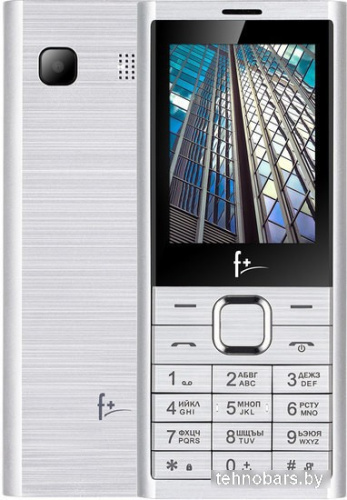 Мобильный телефон F+ B241 (серебристый) фото 3