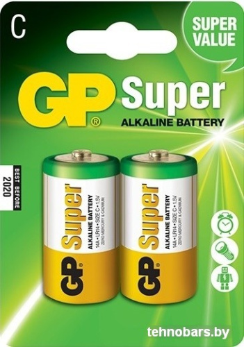 Батарейки GP Super Alkaline C 2 шт. фото 3