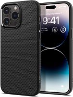 Чехол для телефона Spigen Liquid Air iPhone 14 Pro Max Matte Black ACS04813 (черный матовый)