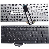 Клавиатура Asus X411, BLACK, Backlite, RU