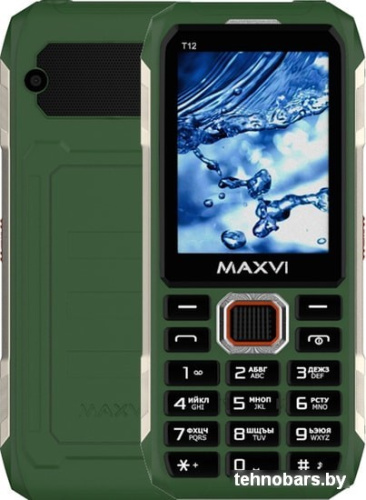 Мобильный телефон Maxvi T12 (зеленый) фото 3