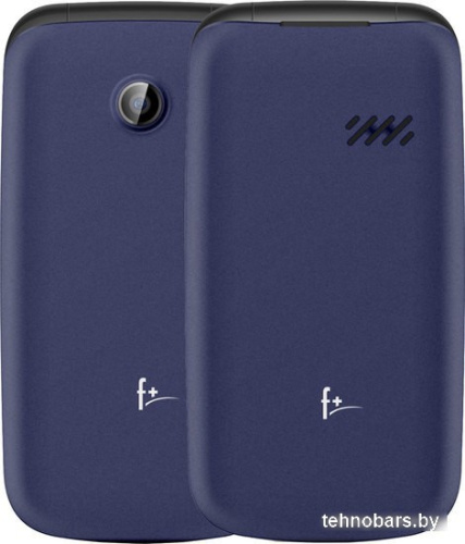 Кнопочный телефон F+ Flip 3 (синий) фото 3