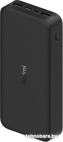 Портативное зарядное устройство Xiaomi Redmi Power Bank 20000mAh (черный) фото 3