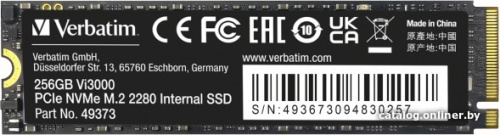 SSD Verbatim Vi3000 256GB 49373 фото 3