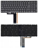 Клавиатура для ноутбука Lenovo IdeaPad 320-15ABR, 520-15IKB чёрная с подсветкой