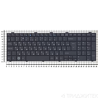 Клавиатура для ноутбука Fujitsu LIFEBOOK AH530, AH531, NH751 чёрная
