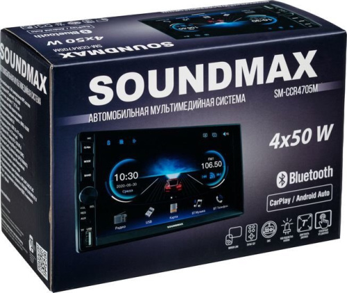 USB-магнитола Soundmax SM-CCR4705M фото 5