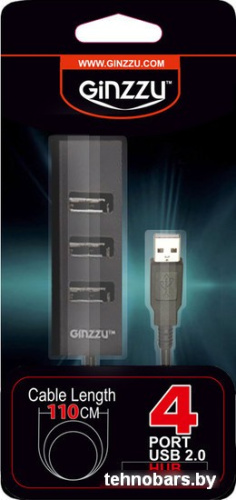 USB-хаб Ginzzu GR-474UB фото 4