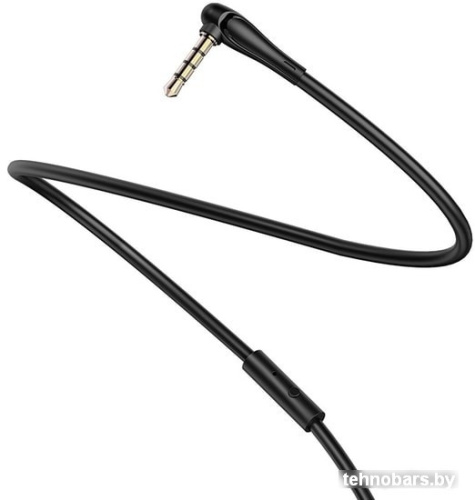Кабель Hoco UPA15 3.5мм - 3.5мм с микрофоном (1 м, черный) фото 5
