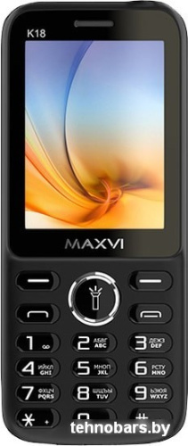 Мобильный телефон Maxvi K18 (черный) фото 4