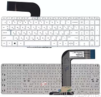 Клавиатура для ноутбука HP Pavilion 15-p 17-F, белая