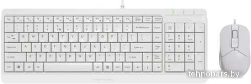 Клавиатура + мышь A4Tech Fstyler F1512 (белый) фото 3