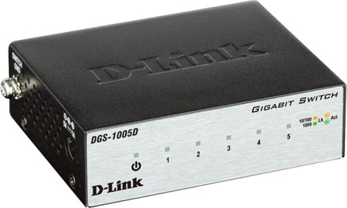 Коммутатор D-Link DGS-1005D фото 4