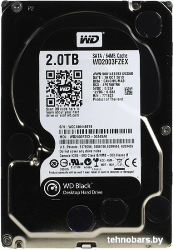 Жесткий диск WD Black 2TB (WD2003FZEX) фото 3